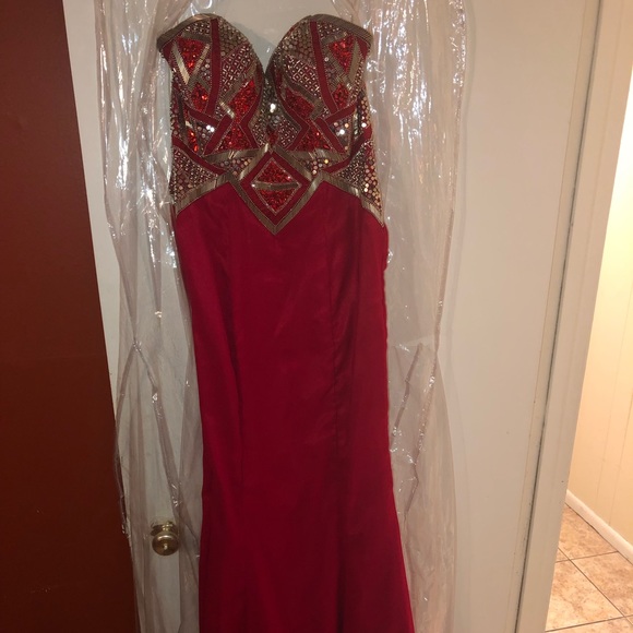 Red Prom Dress - Picture 1 of 1